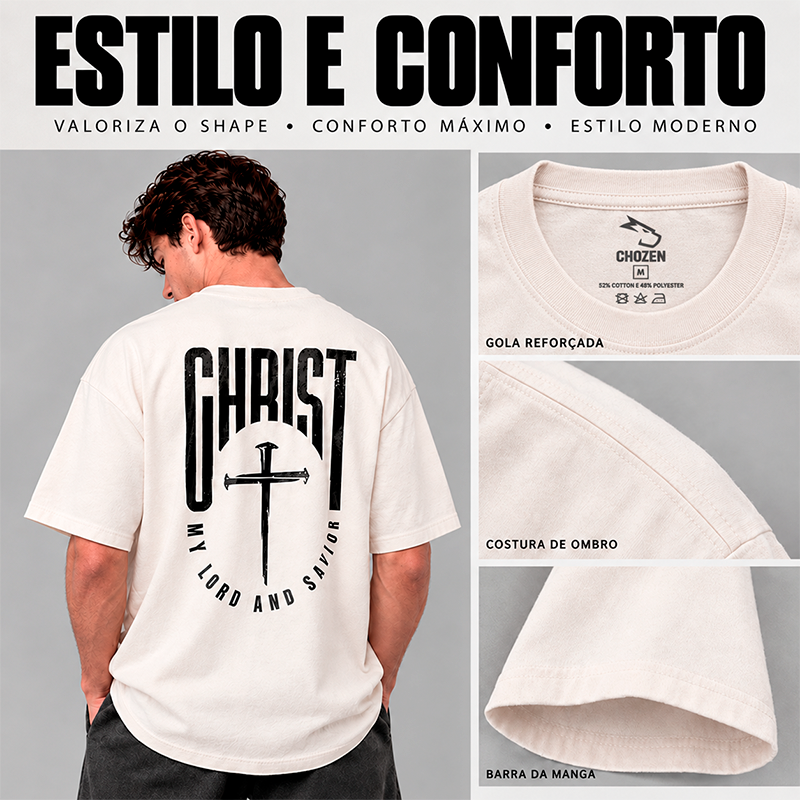 Kit 3 Camisetas Oversized Cristãs