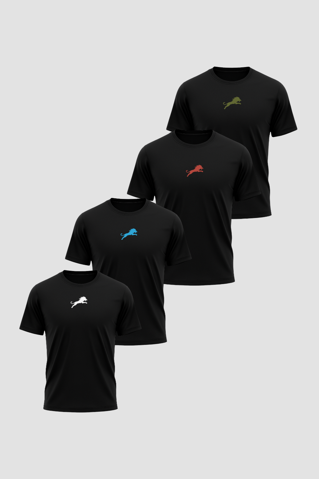 Kit Lions 4 Camisetas Dry Fit