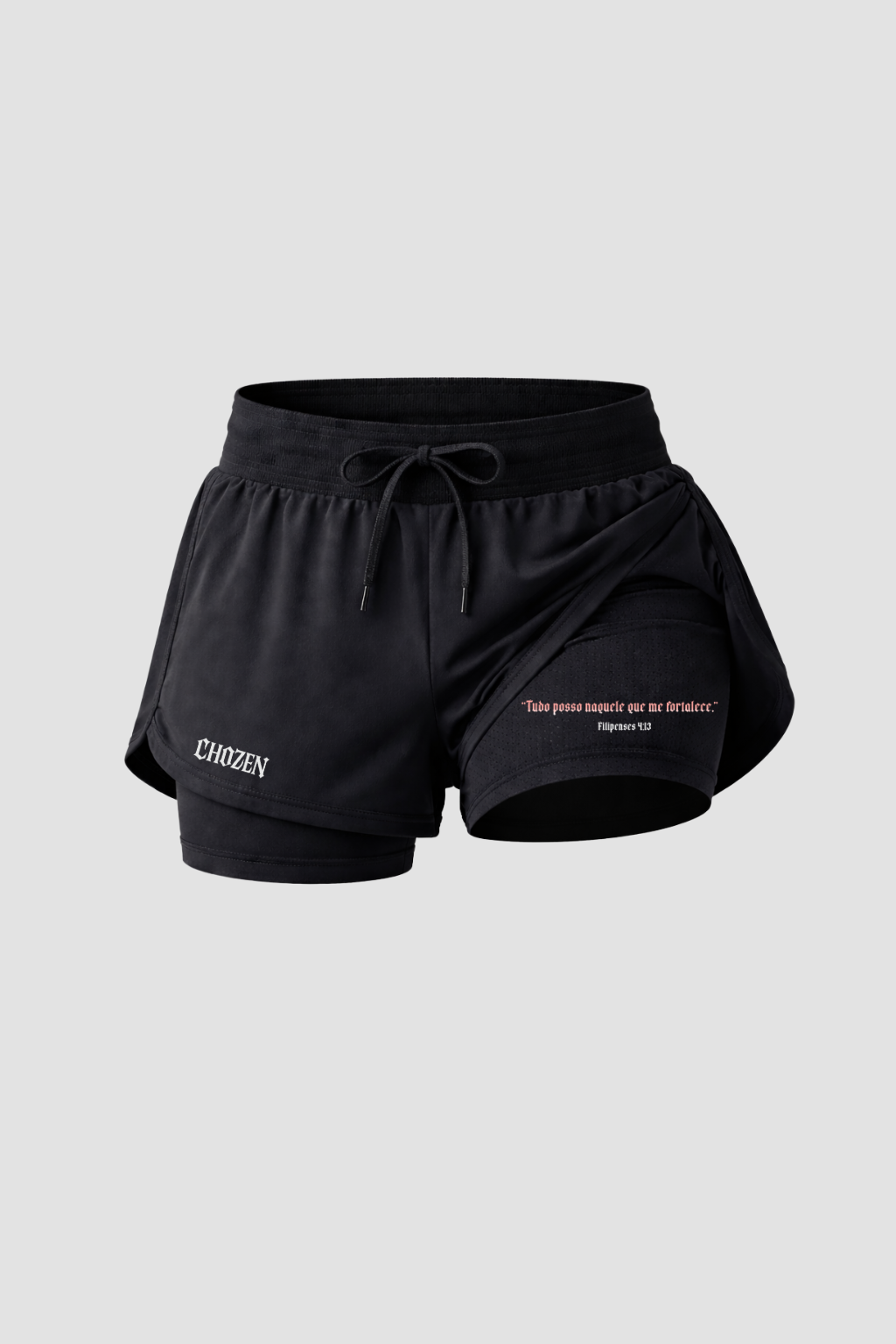 Short Feminino 2 em 1 - Filipenses