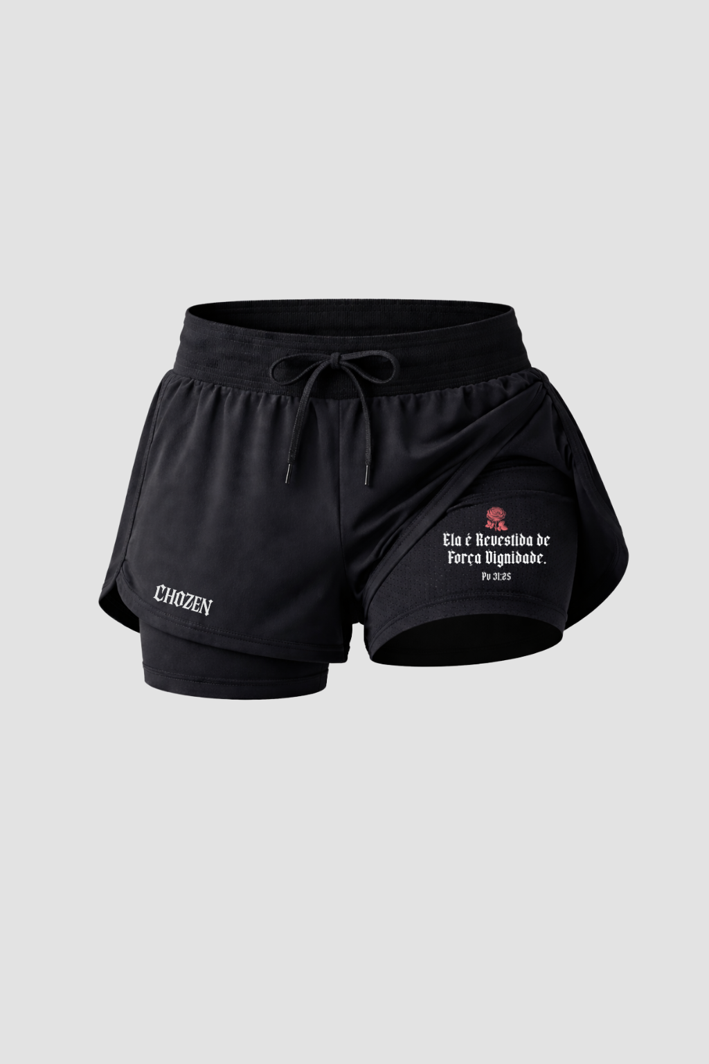 Short Feminino 2 em 1 - Provérbios